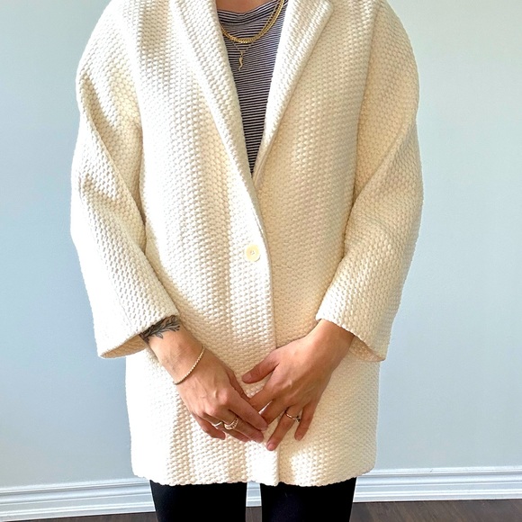 Massimo Dutti cream Spring Coat - Picture 5 of 5